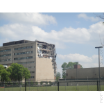Partially Collapsing Building
