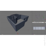 Initial Rosehill 3d model first floor